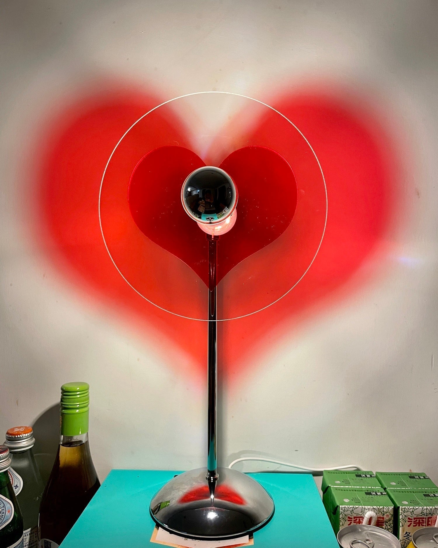 BowLift | LoveGlow – Elegant Table Lamp with Rechargeable LED