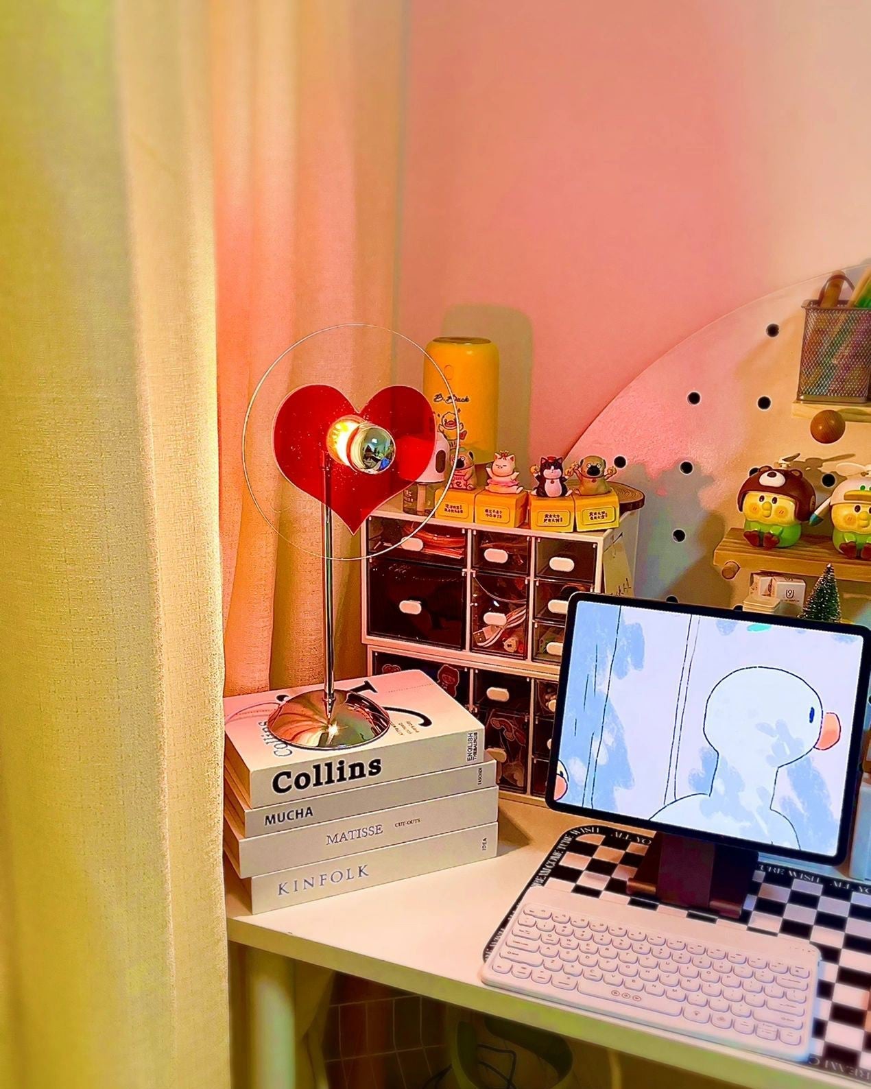 BowLift | LoveGlow – Elegant Table Lamp with Rechargeable LED