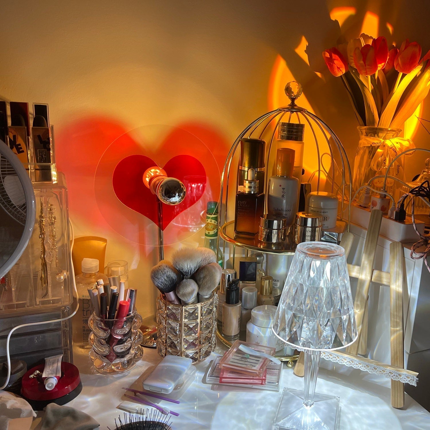 BowLift | LoveGlow – Elegant Table Lamp with Rechargeable LED