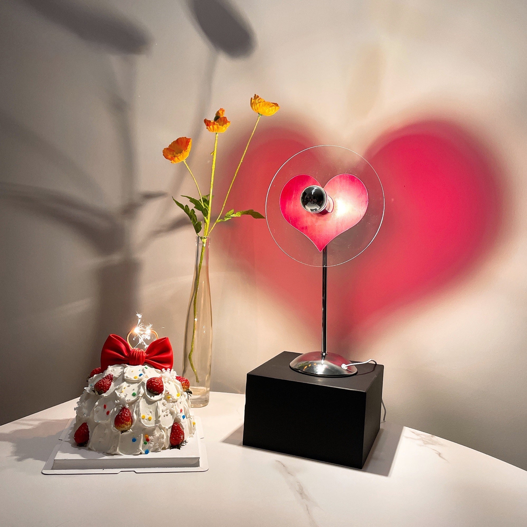 BowLift | LoveGlow – Elegant Table Lamp with Rechargeable LED