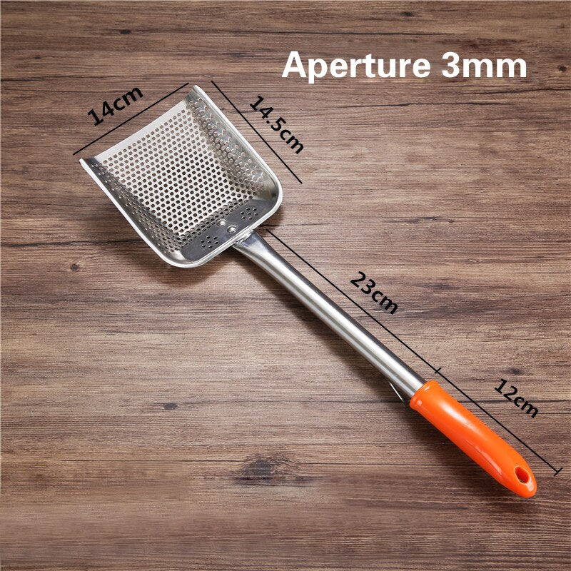 BowLift | Stainless Steel Fryer Strainer Spatula