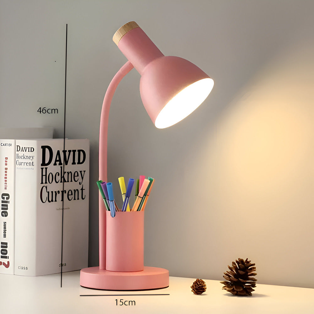 BowLift | Modern LED Table Lamp with Pen Holder