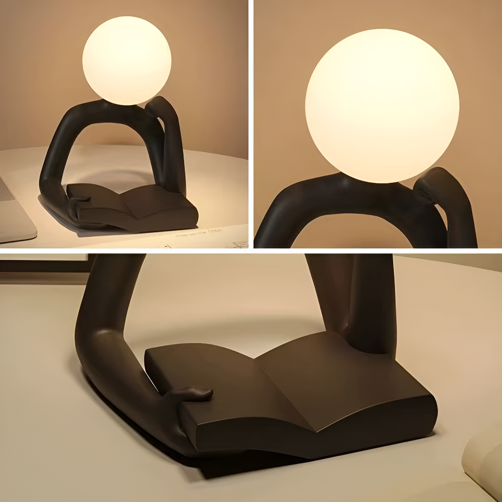 BowLift | Artistic Book Reader Table Lamp