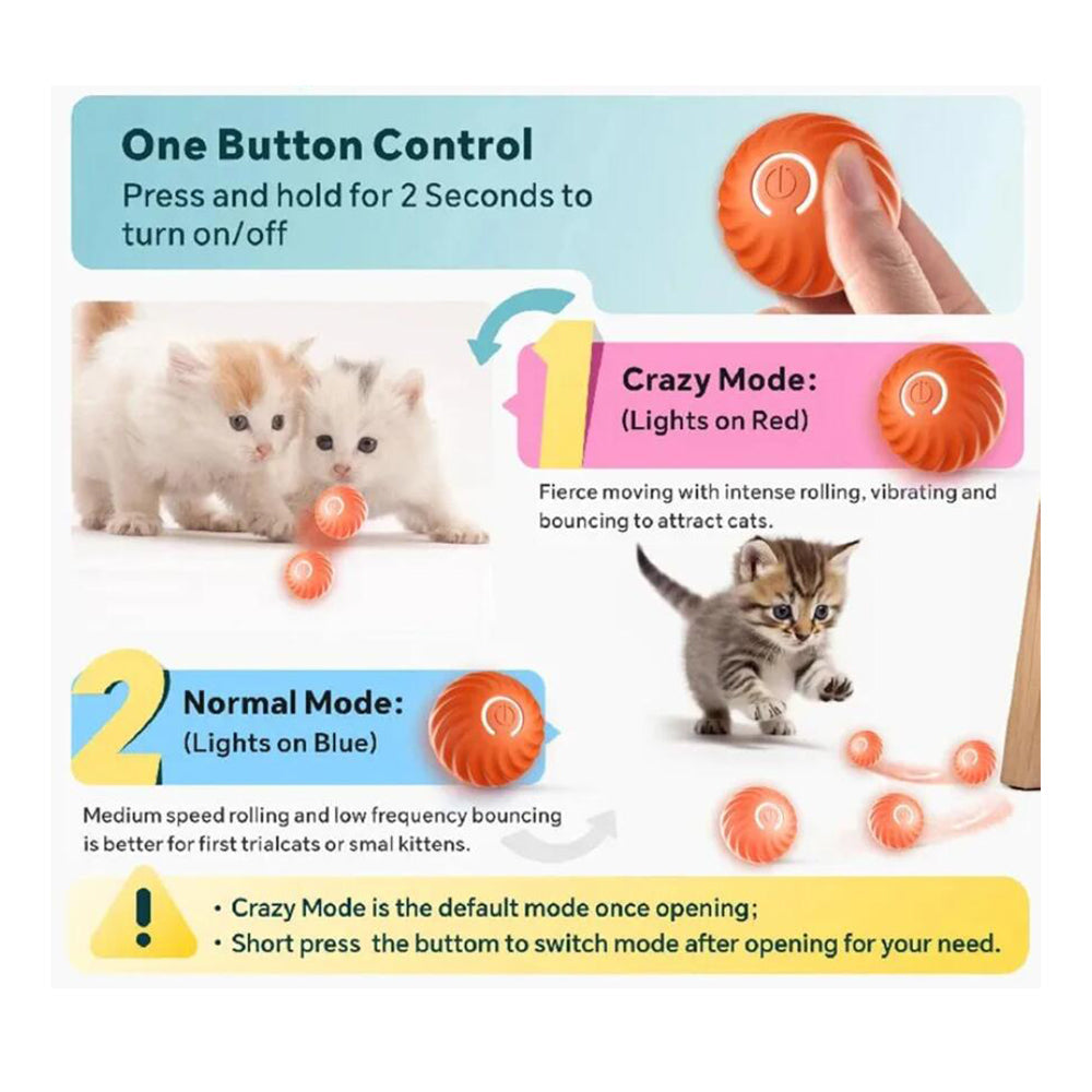 BowLift | Interactive Play Ball for Pets – Automatically Rolling & Jumping
