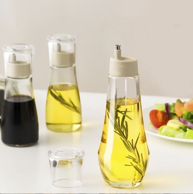 BowLift | Glass Oil Dispenser Bottle with No-Drip Spout