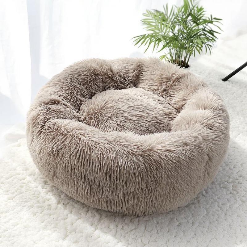 BowLift | PawNest Calming Donut Cat Bed | Round Plush Nest | Stress-Reducing & Cozy | Perfect for Cats & Small Dogs
