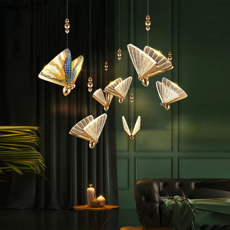 BowLift | Frendorf – Butterfly-inspired Pendant Light
