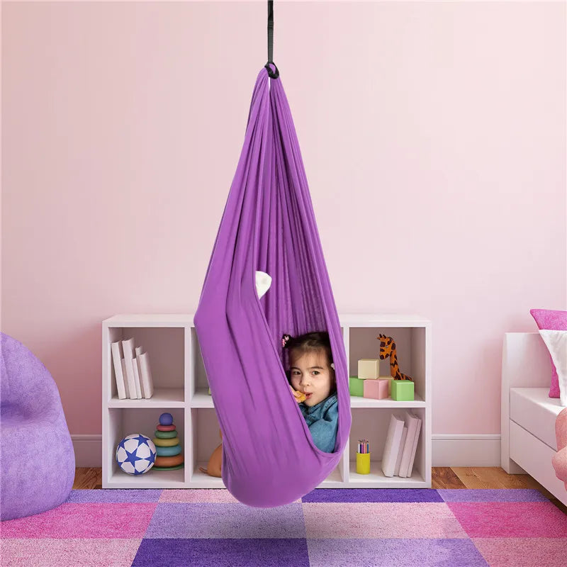 BowLift | CalmGlide Sensory Swing for Kids – Indoor Therapy Hammock for Calm, Focus & Confidence