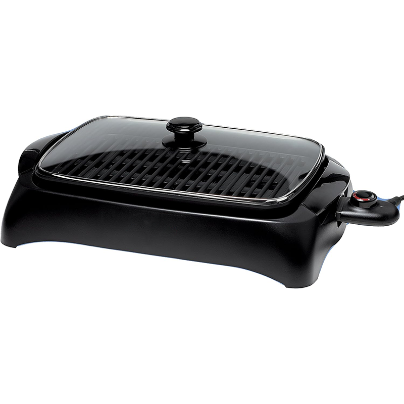 BowLift | 1.5Kw Indoor Electric Grill With Cover, Black