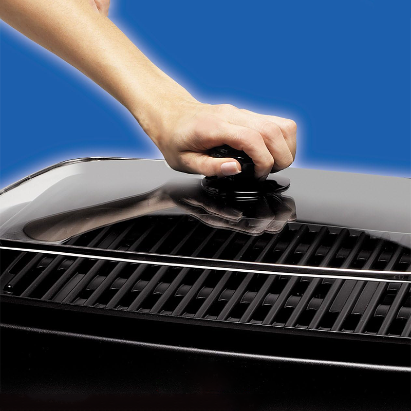 BowLift | 1.5Kw Indoor Electric Grill With Cover, Black