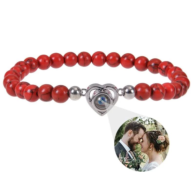BowLift | Projection bracelet with infinity heart and personalized photo