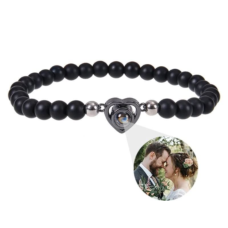 BowLift | Projection bracelet with infinity heart and personalized photo