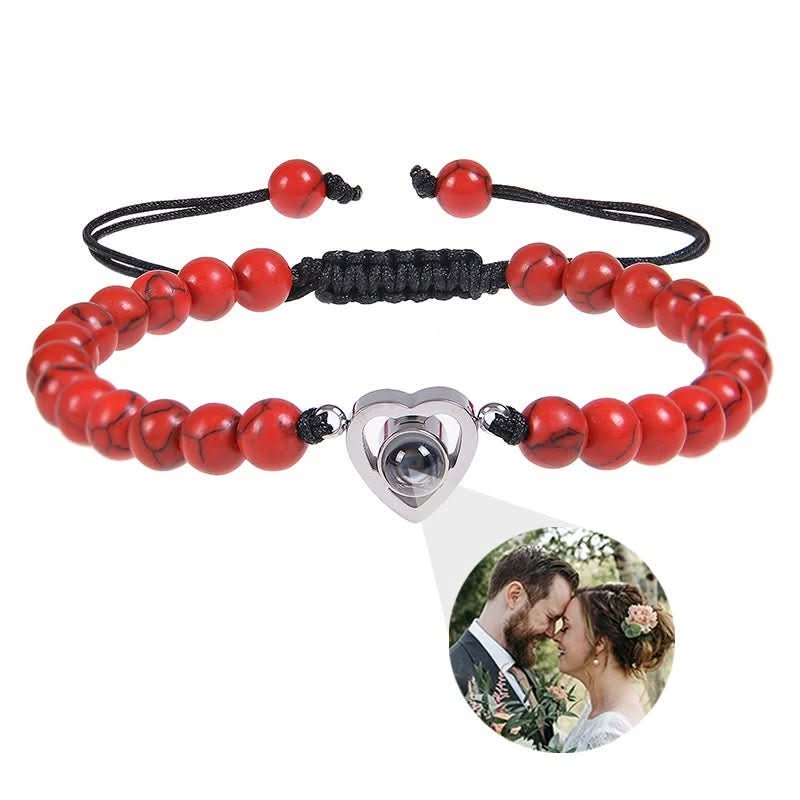 BowLift | Projection bracelet with infinity heart and personalized photo