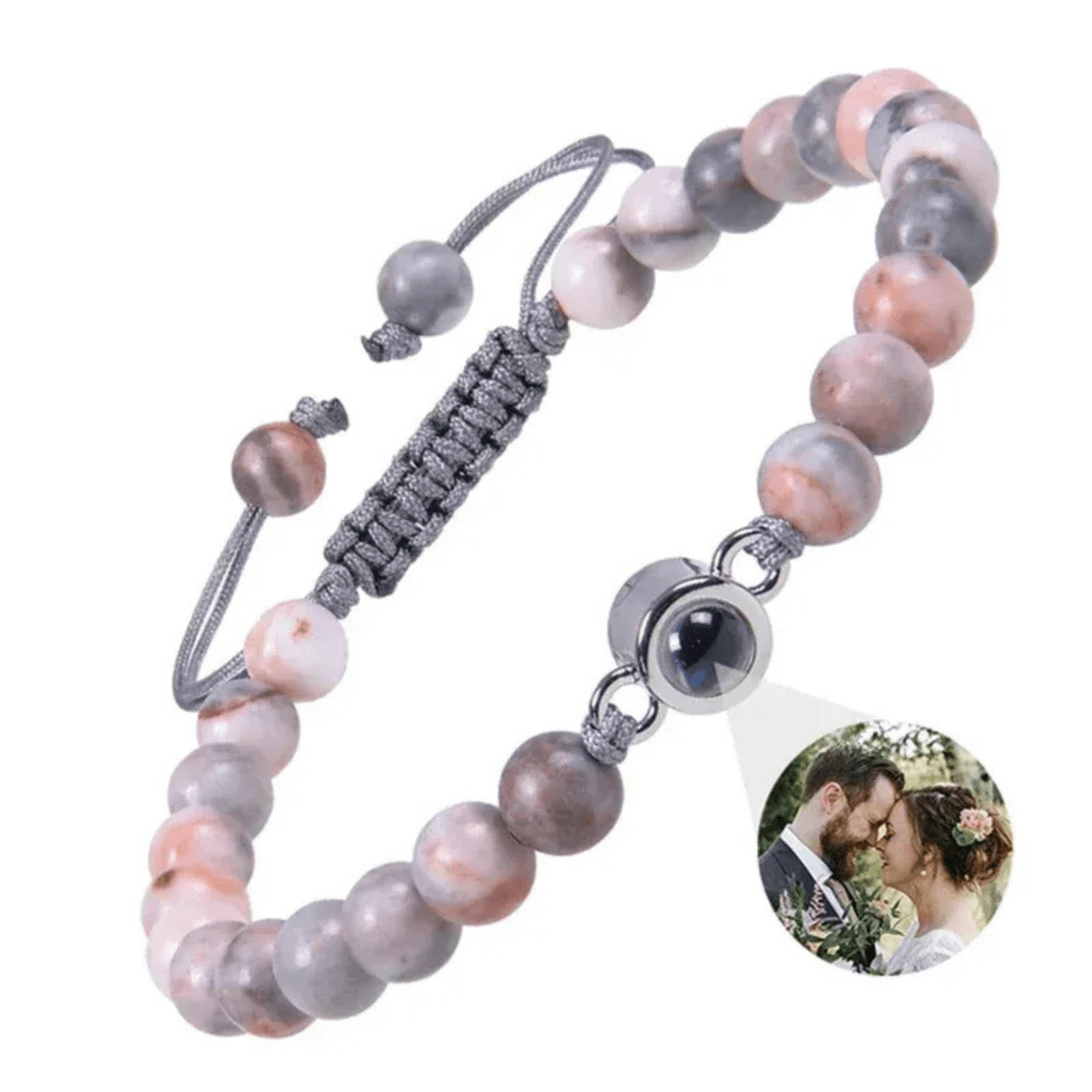 BowLift | Projection bracelet with infinity heart and personalized photo
