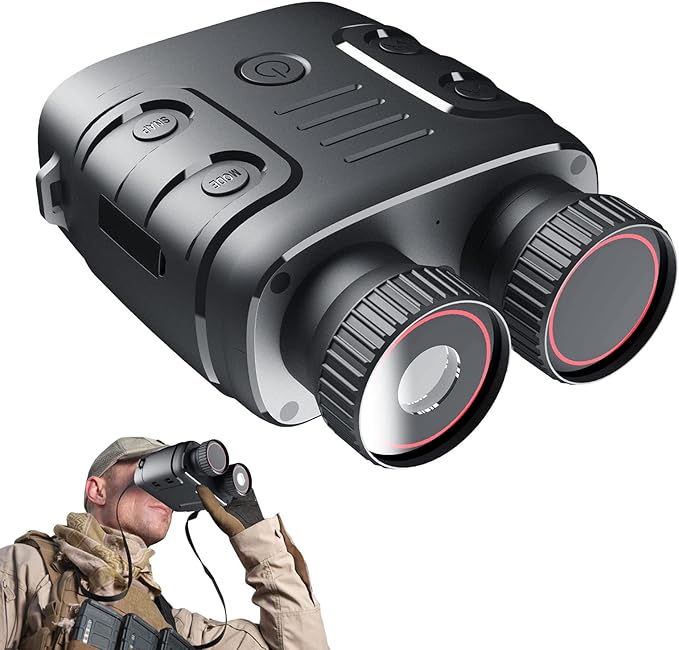 BowLift | Infrared Night Vision Binoculars Camera - HD 4x Zoom Night Vision Goggles for Total Darkness