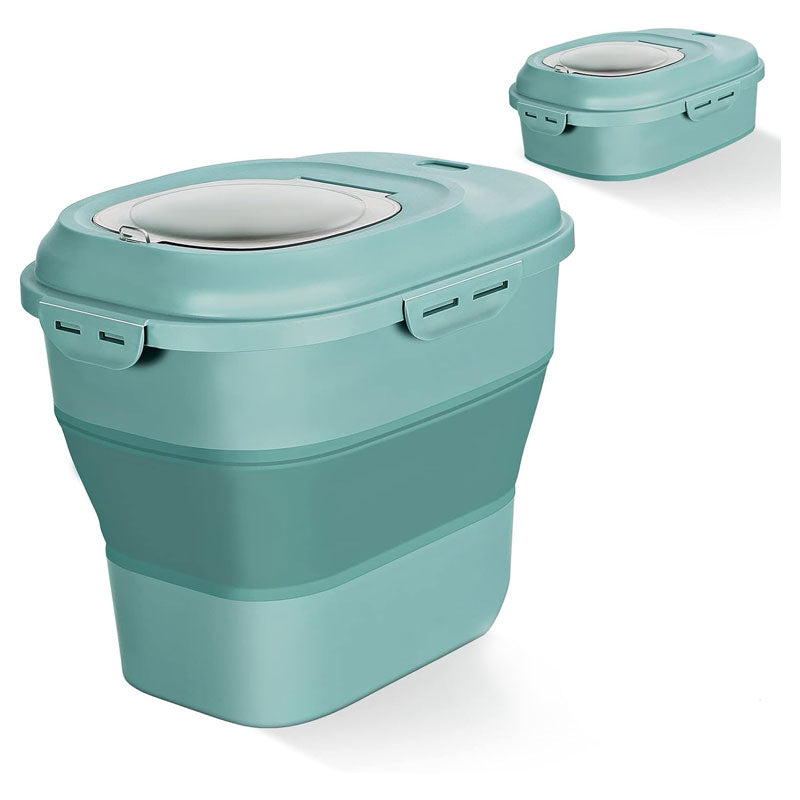 BowLift | Grain Rice Food Storage Container, Foldable, With Roller Seal Lock Lid