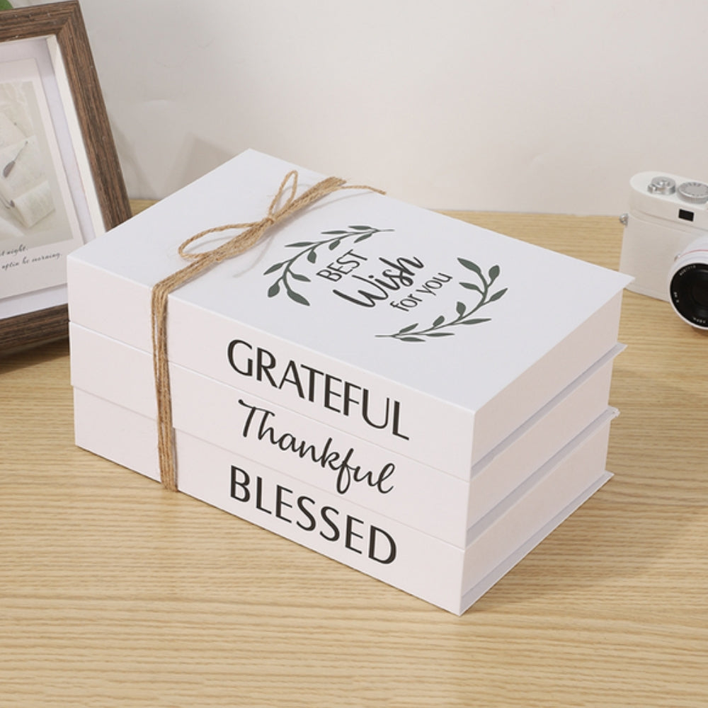 BowLift | Inspiré Rustic Book Stack Home Shelf Decor