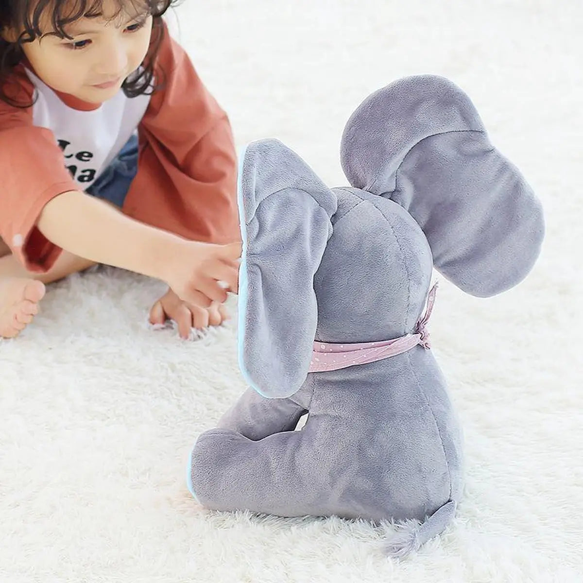 BowLift | Plush Elephant with Music – Moveable Ears & Guaranteed Children's Laughter