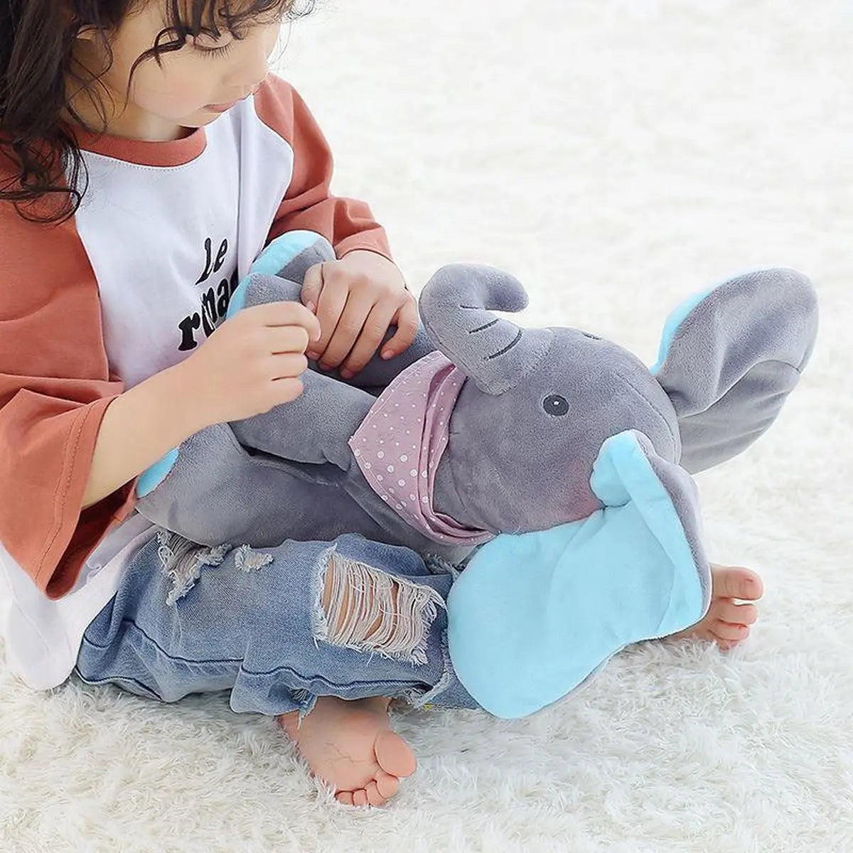 BowLift | Plush Elephant with Music – Moveable Ears & Guaranteed Children's Laughter