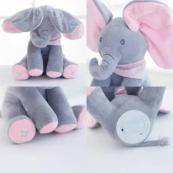 BowLift | Plush Elephant with Music – Moveable Ears & Guaranteed Children's Laughter