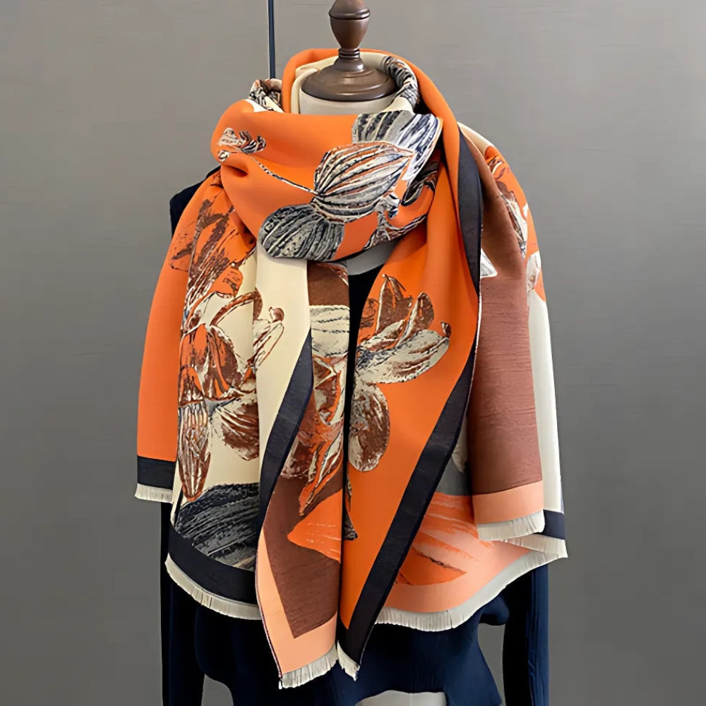 BowLift | Iris Floral Soft Scarf Shawl