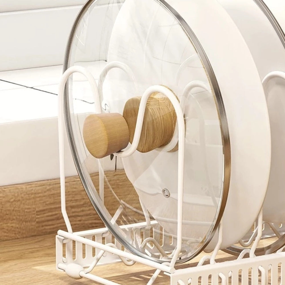 BowLift | Iron Dish Pot Lid and Utensils Storage Rack
