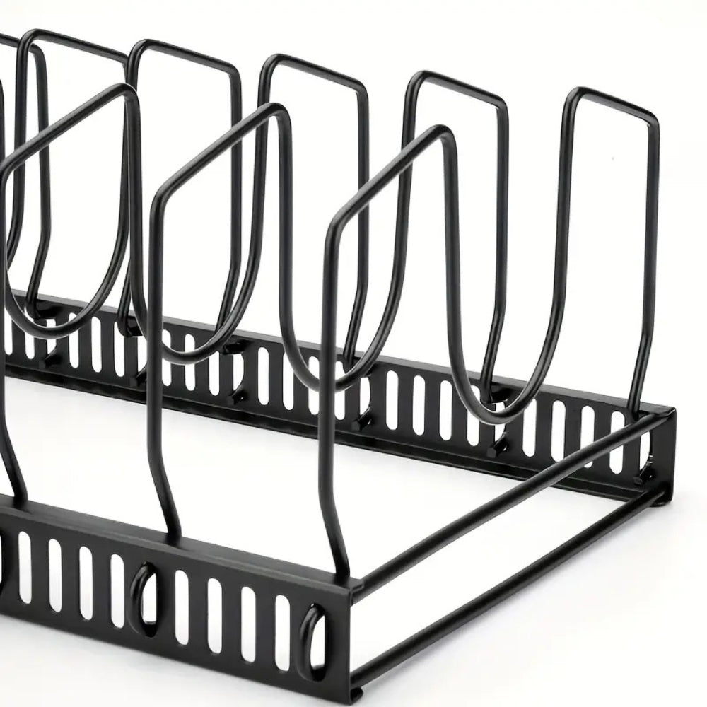 BowLift | Iron Dish Pot Lid and Utensils Storage Rack