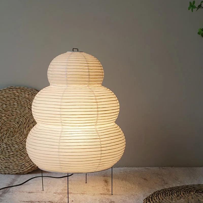 BowLift | SereniGlow - Japandi Style Rice Paper Lamp