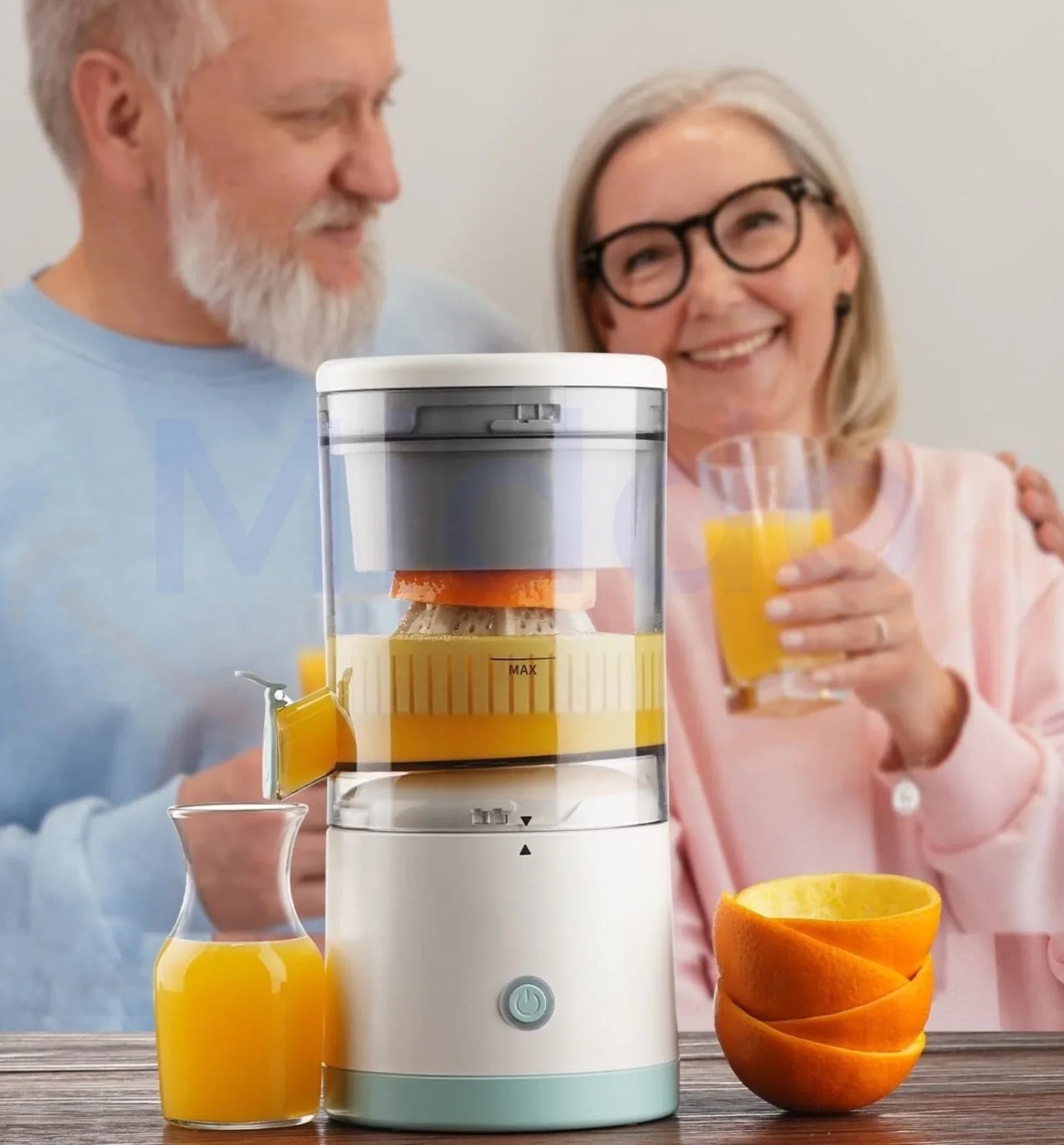 BowLift | Electric citrus juicer with juice collector – For fresh juice in seconds
