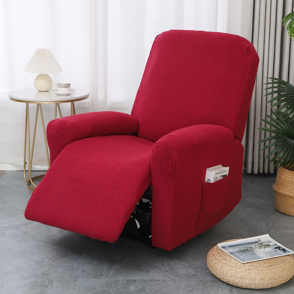 BowLift | Juno Fitted Recliner Chair Cover Soft Pocket