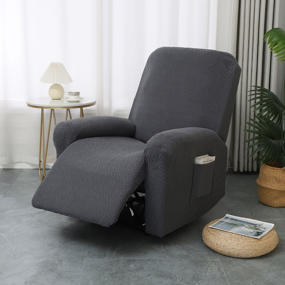 BowLift | Juno Fitted Recliner Chair Cover Soft Pocket