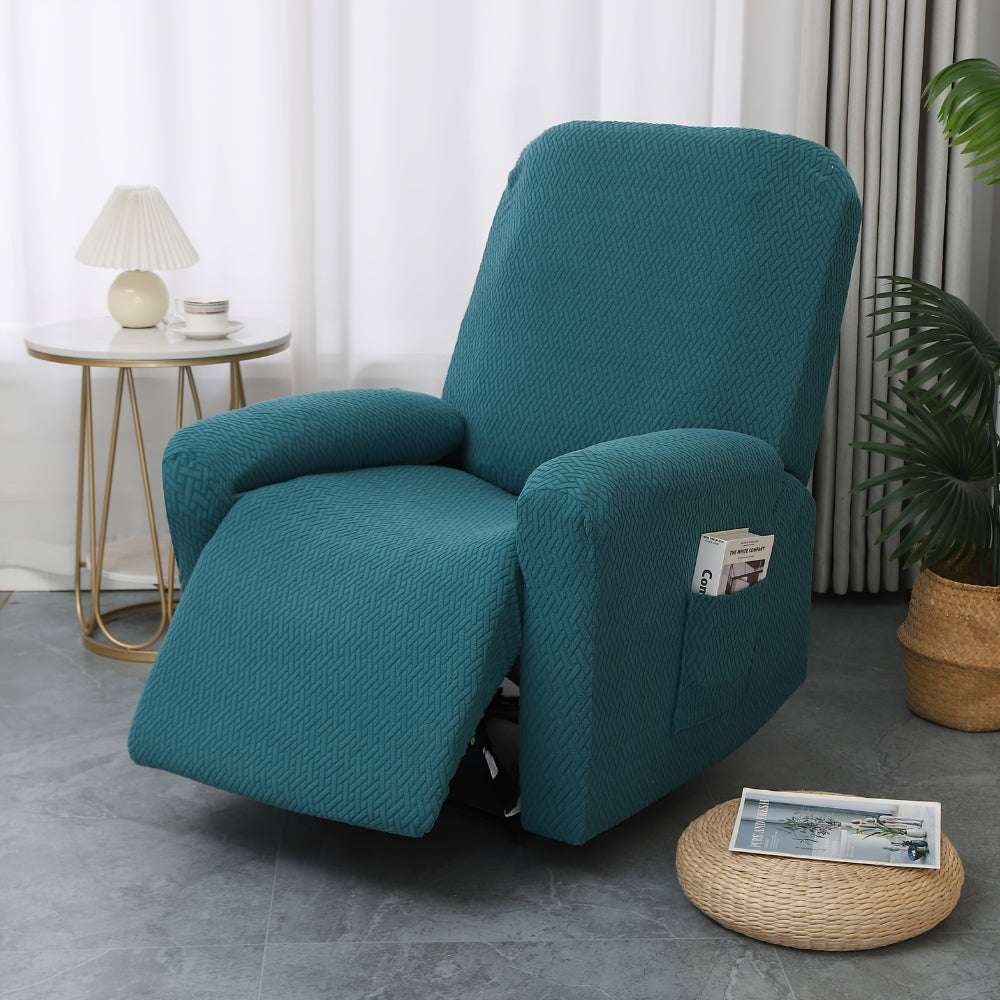 BowLift | Juno Fitted Recliner Chair Cover Soft Pocket