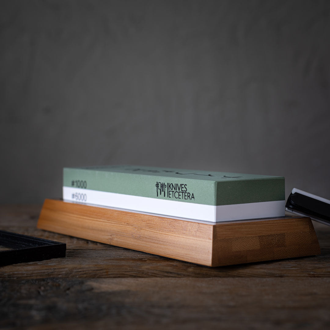 BowLift | Professional Whetstone Knife Sharpener - Dual-Sided Grit for Precision Sharpening & Maintenance of Kitchen Knives