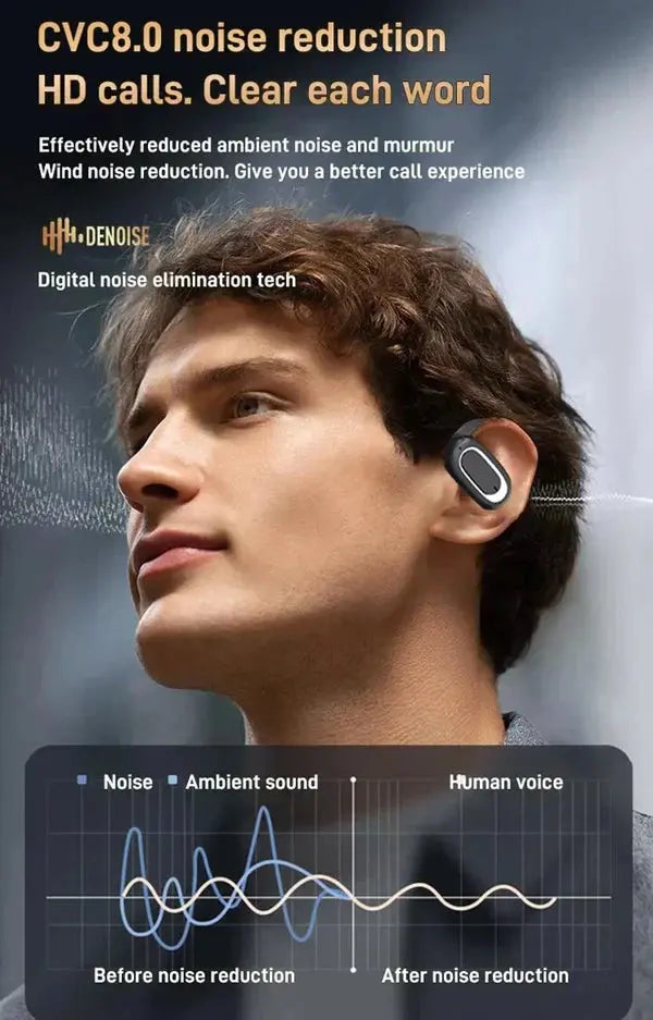 BowLift | Wireless hanging Bluetooth earbuds for an active lifestyle