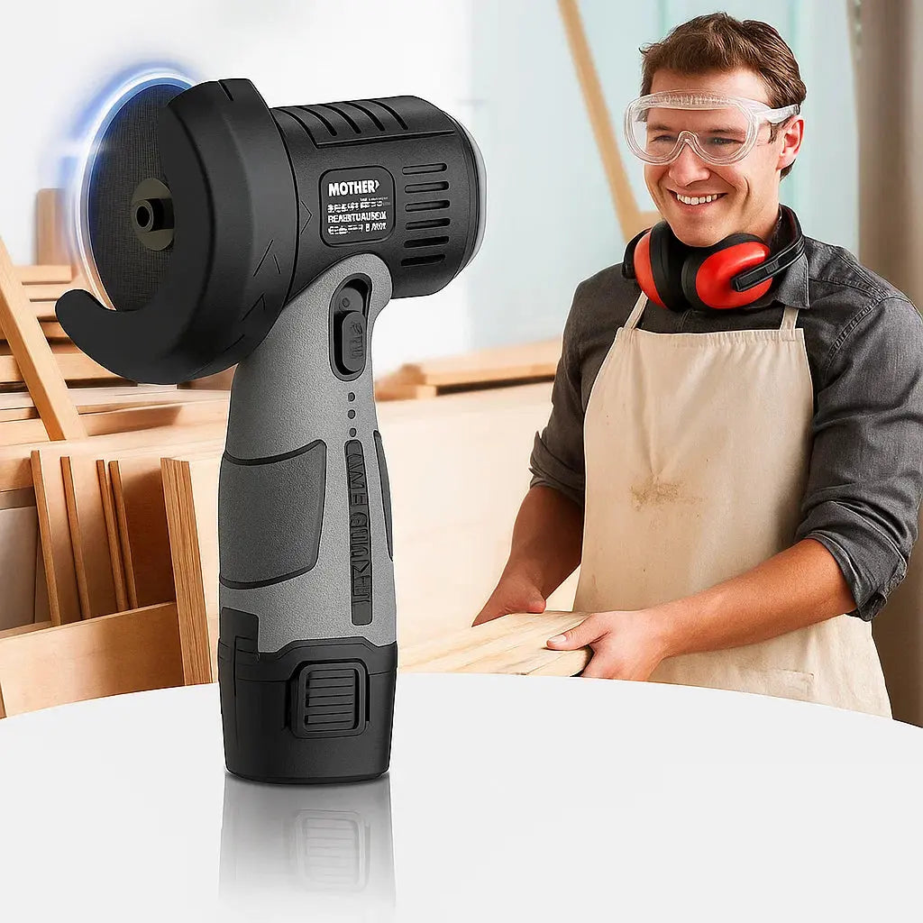 BowLift | Cordless Mini Angle Grinder with Cutting Disc