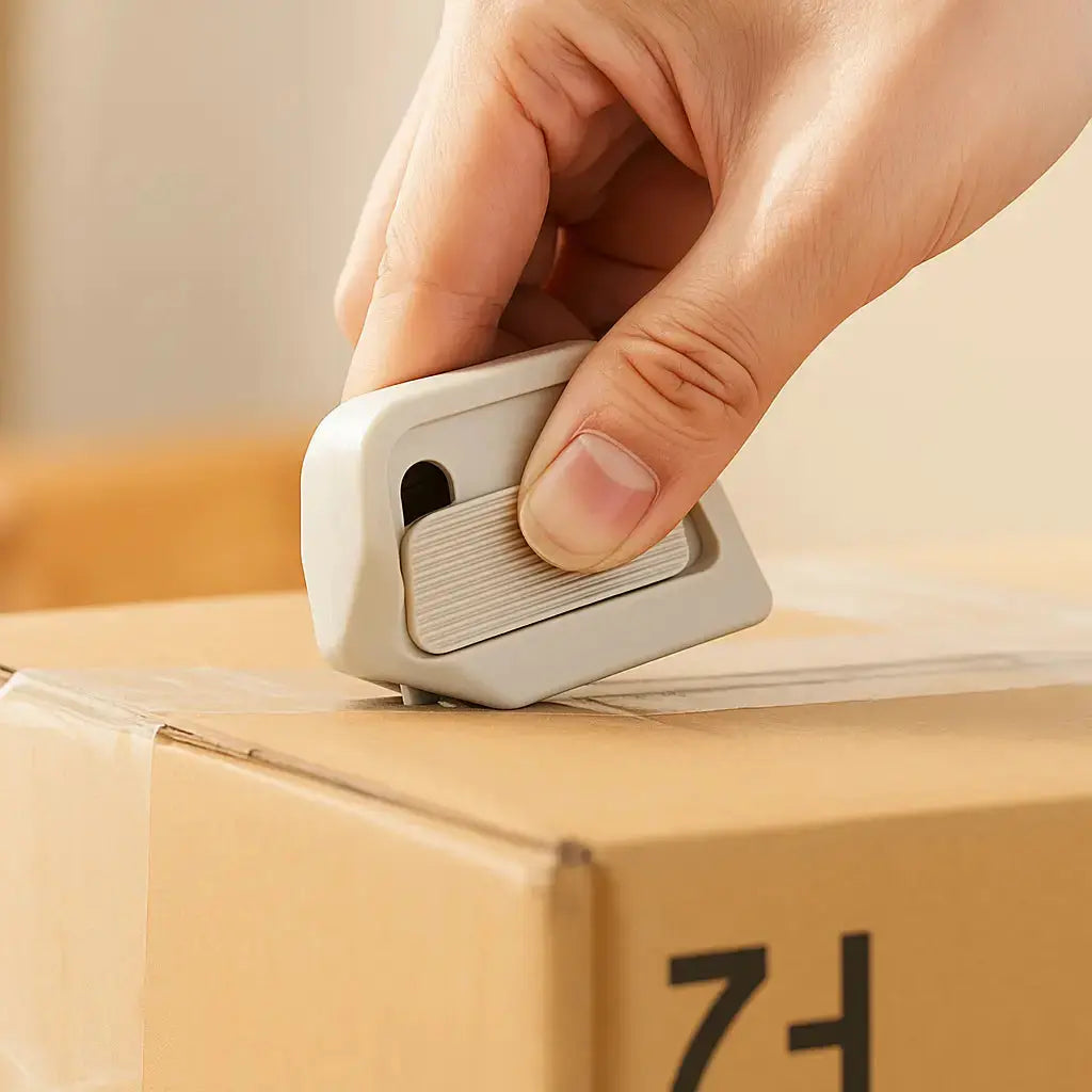 BowLift | Ceramic box cutter – With automatic blade retraction & magnet function