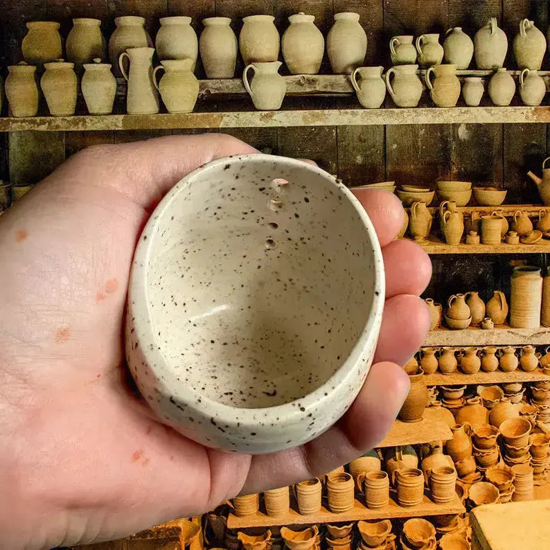 BowLift | Ceramic Herb Stripper with Rustic Craft Charm