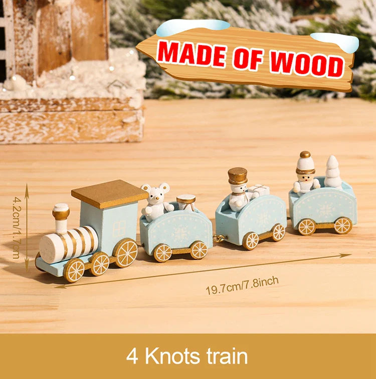 BowLift | Kerst Trein Decoratie – Houten of Plastic Kersttrein voor een Feestelijke Sfeer