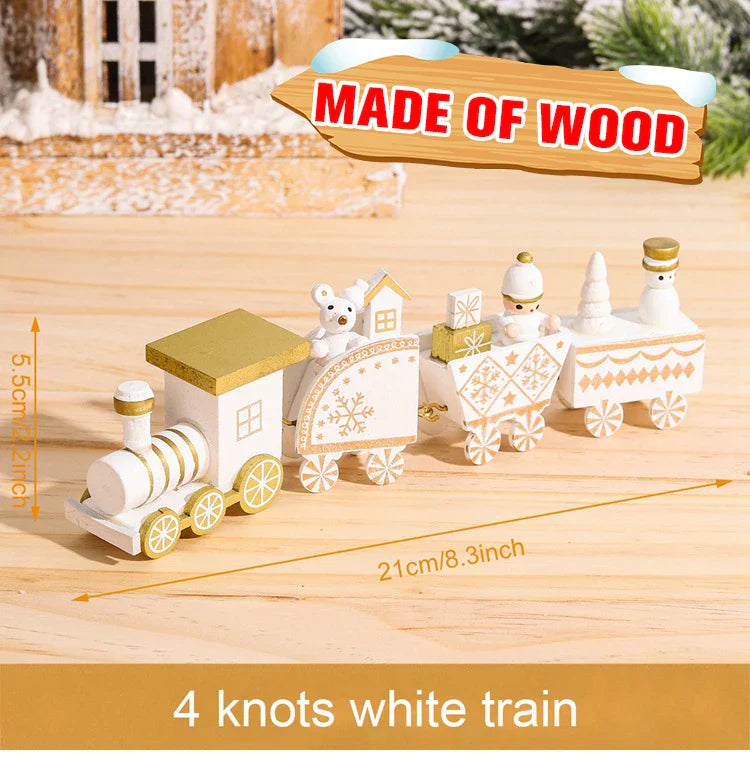 BowLift | Kerst Trein Decoratie – Houten of Plastic Kersttrein voor een Feestelijke Sfeer