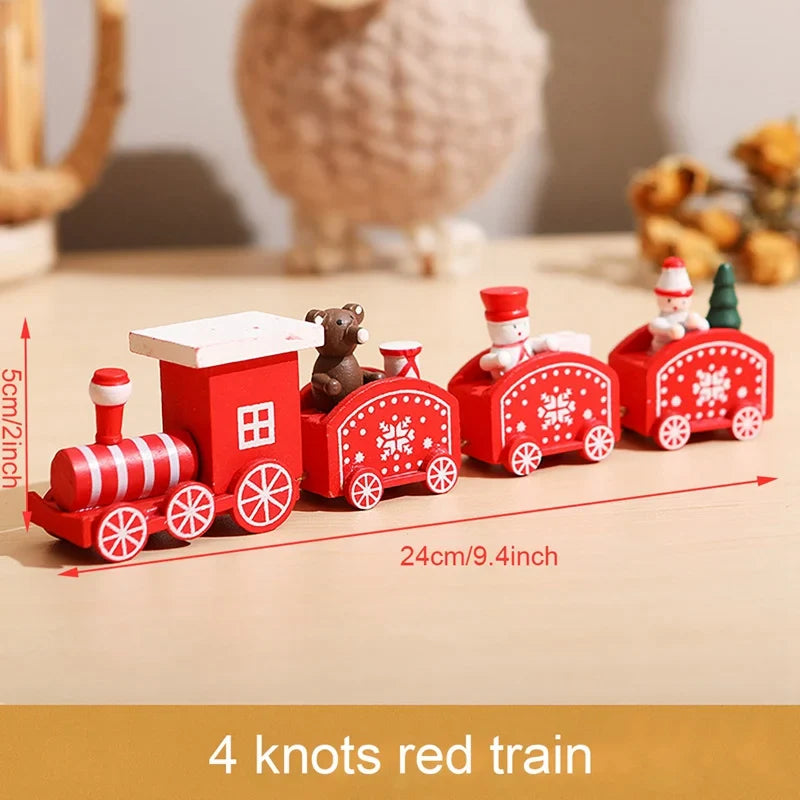 BowLift | Kerst Trein Decoratie – Houten of Plastic Kersttrein voor een Feestelijke Sfeer