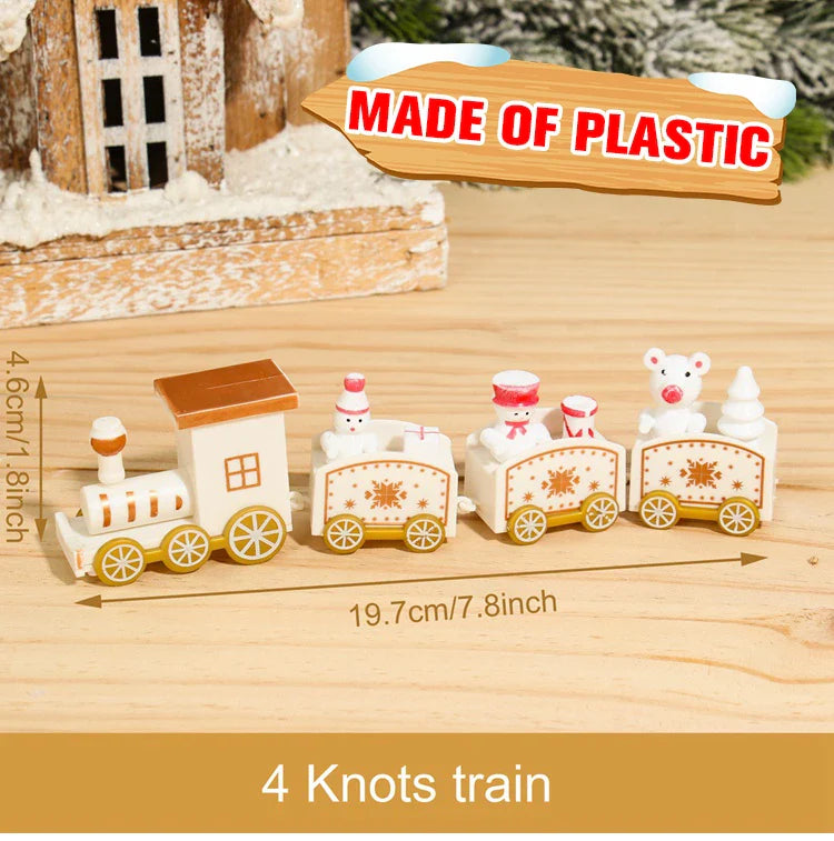 BowLift | Kerst Trein Decoratie – Houten of Plastic Kersttrein voor een Feestelijke Sfeer