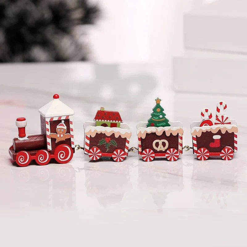 BowLift | Kerst Trein Decoratie – Houten of Plastic Kersttrein voor een Feestelijke Sfeer