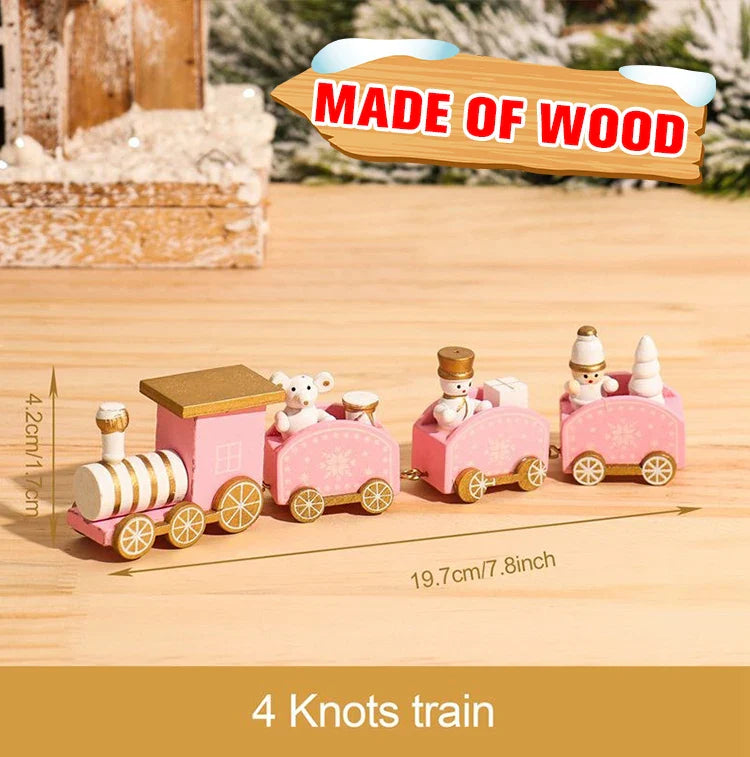 BowLift | Kerst Trein Decoratie – Houten of Plastic Kersttrein voor een Feestelijke Sfeer