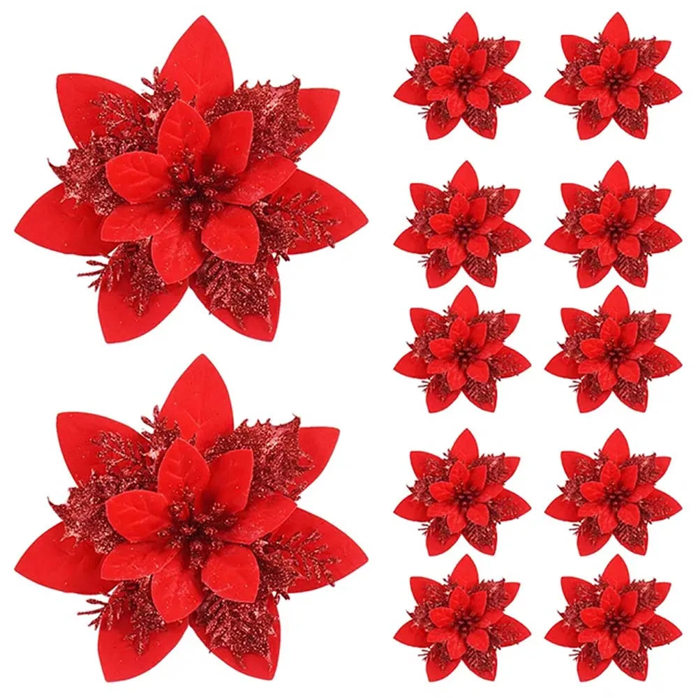 BowLift | Floravine Christmas Flowers – Luxury Artificial Flowers in Red, Pink and Gold for Party Decoration