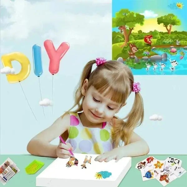 BowLift | Child-friendly Diamond Sticker Set – With non-toxic Glitter Stones