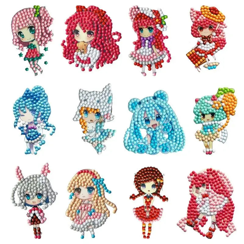 BowLift | Child-friendly Diamond Sticker Set – With non-toxic Glitter Stones