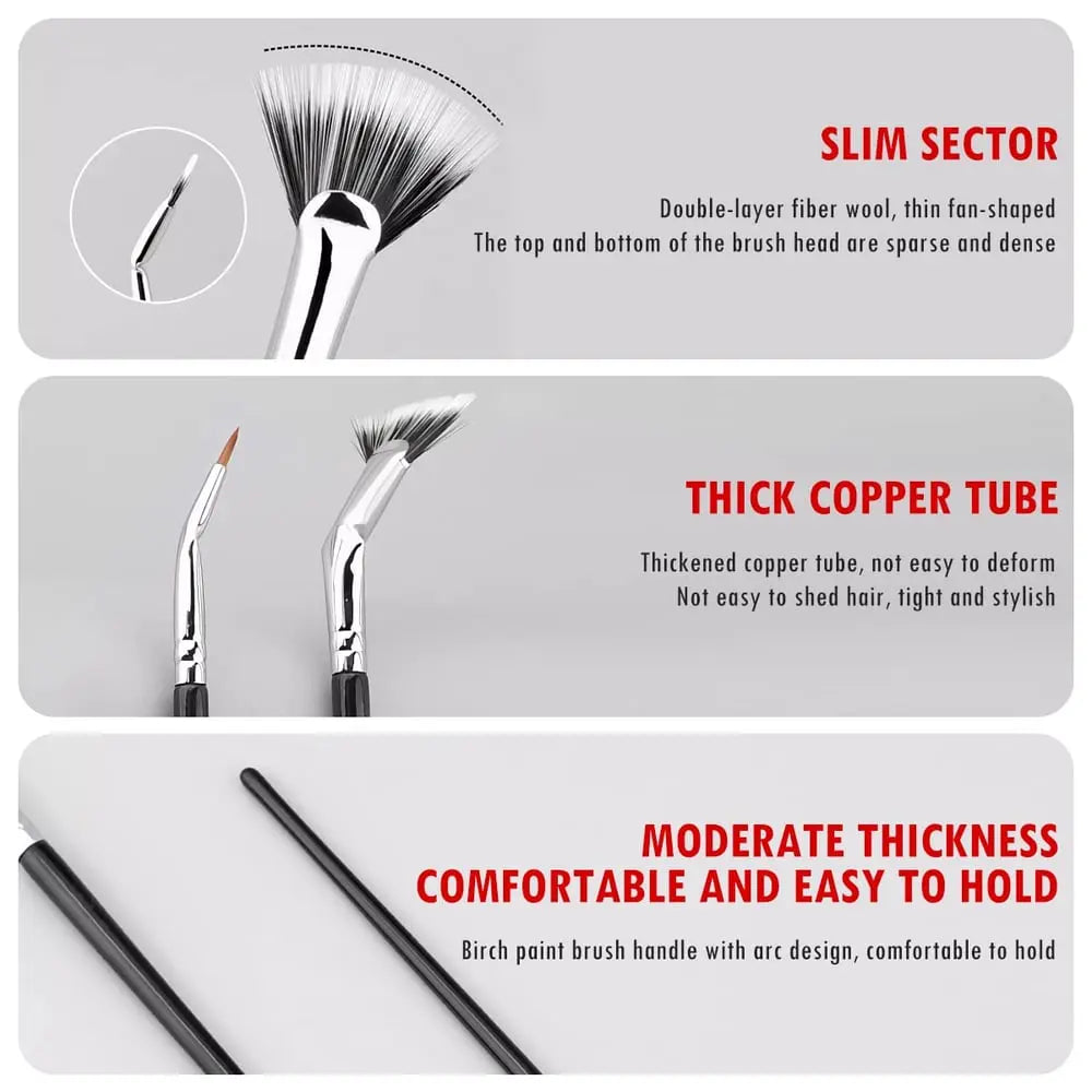 BowLift |  I Folding Eyelash Brush with Angled Head – Perfect for Hectic Mornings