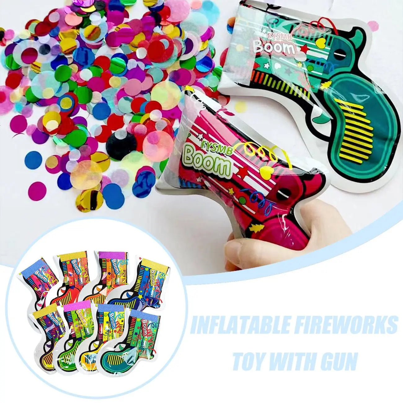 BowLift | Confetti Cannon – Self-inflating firework cannon for any celebration
