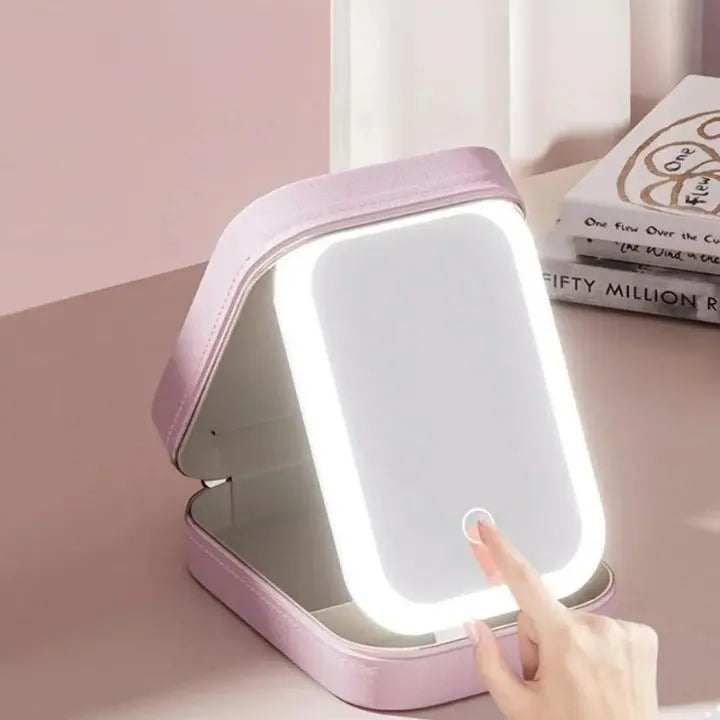 BowLift | Cosmetic case with LED mirror – Makeup & Organize anywhere