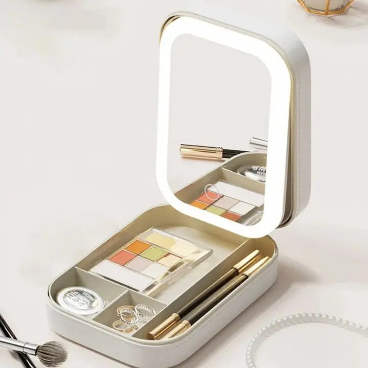 BowLift | Cosmetic case with LED mirror – Makeup & Organize anywhere